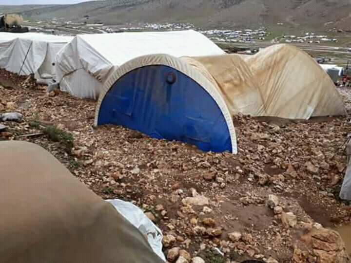 A Ezidi IDP camp in Sinjar (Shingal), May 8, 2018. (Photo: Social Media)